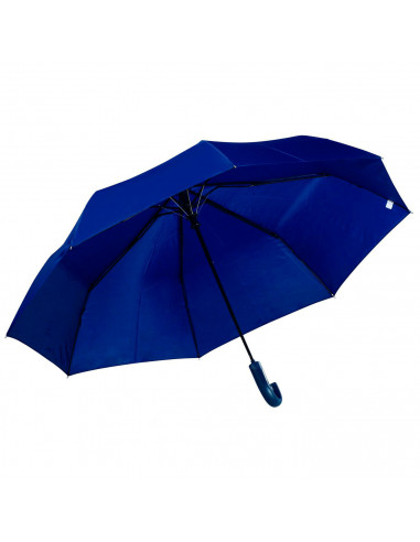 Tradineur - Paraguas plegable de mujer, poliéster pongee, antiviento, apertura automática, 8 varillas de níquel, compacto, viaje
