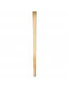 Tradineur -  Mango de madera para hacha de 100 x 6 x 3,5 cm. Repuesto de madera para distientas herramientas con muleta en la pa