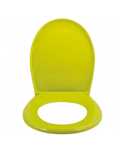 Tradineur - Tapa universal para WC, asiento de polipropileno para inodoro, bisagras ajustables, montaje rápido, fácil de limpiar
