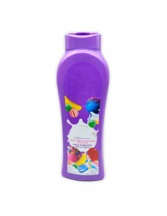 Tradineur - Gel de baño de caramelo fantastico - Sauce con propiedades hidratantes y refrescantes - Capacidad de 650 ml.