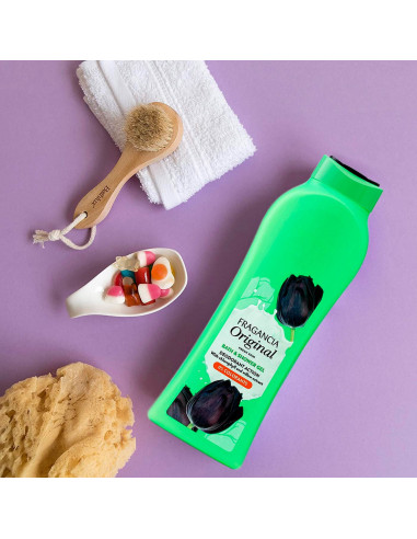 Tradineur - Gel de baño de fragancia original - Sauce con propiedades hidratantes y refrescantes - Capacidad de 650 ml.