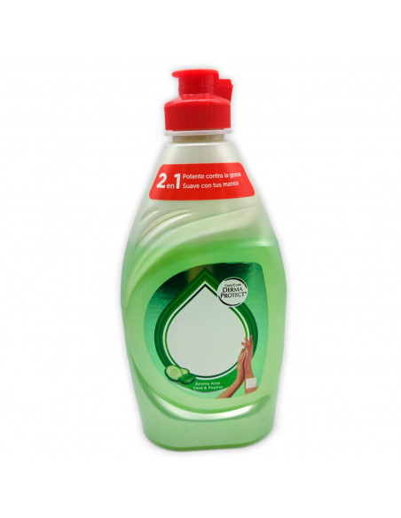 Tradineur - Gel lavavajillas con concentrado de Aloe Vera - Efecto instantáneo y duradero - Capacidad 340 ml 