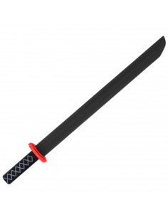 Tradineur - Katana de juguete de espuma eva, espada blanda para niños, complemento de disfraz de ninja, Carnaval, Halloween, fie