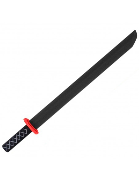 Tradineur - Katana de juguete de espuma eva, espada blanda para niños, complemento de disfraz de ninja, Carnaval, Halloween, fie Tradineur - Katana de juguete de espuma eva, espada blanda para niños, complemento de disfraz de ninja, Carnaval, Halloween, fie