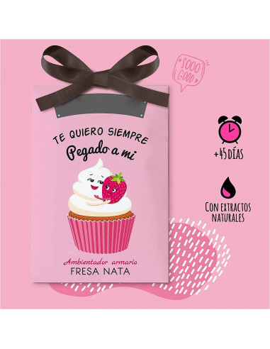 Tradineur - Ambientador en sobre para armarios - Aroma de Frutos Rojos - Ideal para aromatizar tu armario con olores dulces.