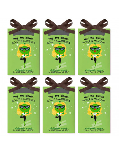Tradineur - Ambientador en sobre para armarios - Aroma de Manzana Verde - Ideal para aromatizar tu armario con olores dulces.