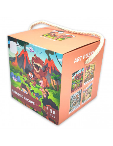 Tradineur - Puzzle infantil de 36 piezas, rompecabezas clásico para niños - 340 x 340 mm - Puzzle a partir de 3 años - Juego edu