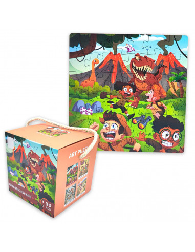 Tradineur - Puzzle infantil de 36 piezas, rompecabezas clásico para niños - 340 x 340 mm - Puzzle a partir de 3 años - Juego edu