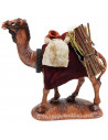 Tradineur - Camello de durexina para Belén, figura decorativa de animal para nacimiento, adorno artesano, pesebre, Navidad, 14 x
