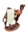 Tradineur - Camello de durexina para Belén, figura decorativa de animal para nacimiento, adorno artesano, pesebre, Navidad, 14 x