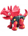 Tradineur - Dinosaurios para ensamblar con destornillador incluido - Juguetes infantiles - 16 x 6 x 16 cm - Modelo Surtido