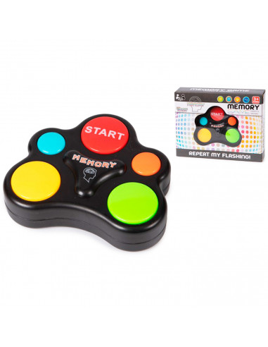 Tradineur - Juego de memoria con luces y sonidos, memorizar secuencias de colores, juego de mesa, interacción, habilidad, funcio