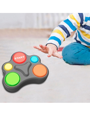 Tradineur - Juego de memoria con luces y sonidos, memorizar secuencias de colores, juego de mesa, interacción, habilidad, funcio
