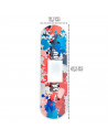 Tradineur - Skateboard completo para niños y jóvenes - Fabricado en madera - Compacto y resistente, divertido de conducir - 12,7