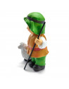 Tradineur - Figura de pastor con cordero para Belén - Estilo naïf - Marmolina - Adorno divertido para nacimiento, Navidad, decor