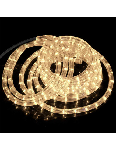 Tradineur - Manguera LED, tubo, tira de luces para interior y exterior, decoración e iluminación de Navidad, bodas, fiestas, jar
