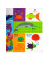 Libro infantil de modelos surtidos de 3 idiomas de 20,5 x 16,6 cm. Cuaderno divertido para niños, modelos de animales aleatorios