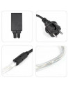 Tradineur - Manguera, tubo LED, tira de luces para interior y exterior, decoración e iluminación de Navidad, bodas, fiestas, jar