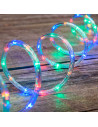 Tradineur - Manguera, tira LED, tubo de luces para interior y exterior, decoración e iluminación de Navidad, bodas, fiestas, jar