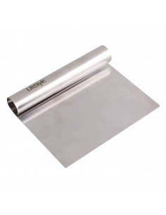 Recogedor de verduras de acero inoxidable de 2,2 x 14,8 x 12cm. Pala para recoger la comida cortada, especial para realizar labo