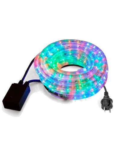 Tradineur - Manguera LED, tira, tubo con luces para interior y exterior, decoración e iluminación de Navidad, bodas, fiestas, ja