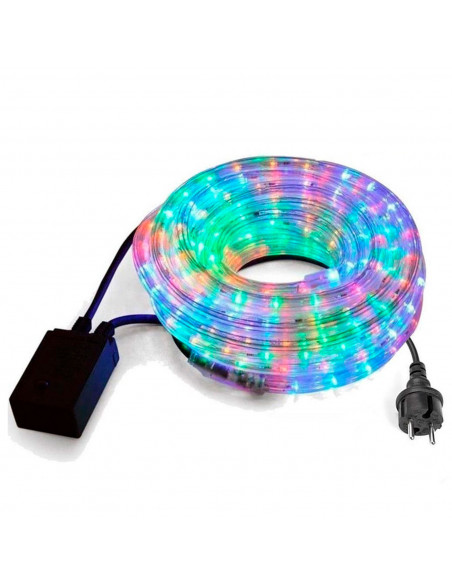 Tradineur - Manguera LED, tira, tubo con luces para interior y exterior, decoración e iluminación de Navidad, bodas, fiestas, ja