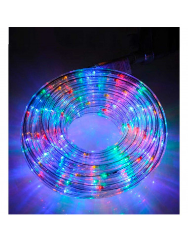 Tradineur - Manguera LED, tira, tubo con luces para interior y exterior, decoración e iluminación de Navidad, bodas, fiestas, ja