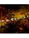 Tradineur - Manguera, tubo LED, tira con luces para interior y exterior, decoración e iluminación de Navidad, bodas, fiestas, ja