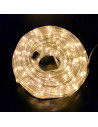 Tradineur - Manguera LED, tira, tubo de luces, interior y exterior, decoración e iluminación de Navidad, bodas, fiestas, jardín