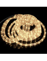 Tradineur - Manguera LED, tira, tubo de luces, interior y exterior, decoración e iluminación de Navidad, bodas, fiestas, jardín