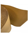 Tradineur - Rollo de cartón ondulado, espesor de 2 mm, flexible, bobina de pintor, protector para cubrir suelos, embalaje, 90 cm