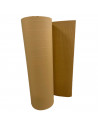 Tradineur - Rollo de cartón ondulado, espesor de 2 mm, flexible, bobina de pintor, protector para cubrir suelos, embalaje, 90 cm