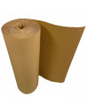 Tradineur - Rollo de cartón ondulado flexible, espesor de 2 mm, bobina de pintor, protector para cubrir suelos, embalaje, 90 cm