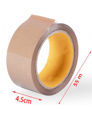 Tradineur - Cinta adhesiva para embalaje, precinto multiusos para sellar, empaquetar, embalar, cerrar cajas, resistente al desga