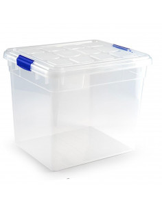 Tradineur - Caja de almacenaje, caja de ordenación, nº 17, 35 litros, 42,2 x 35 x 35,5 cm