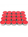 Tradineur - Pack de 20 velas de té perfumadas "Christmas Stars", tealights aromáticas, tiempo de combustión: 4,5 horas, decoraci
