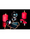 Tradineur - Pack de 20 velas de té perfumadas "Christmas Stars", tealights aromáticas, tiempo de combustión: 4,5 horas, decoraci