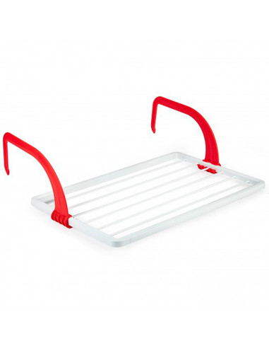 Tradineur - Tendedero plegable de resina para radiador - 3 metros de tendido - Fabricado en España - Soporte para tender ropa (B