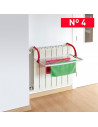 Tradineur - Tendedero plegable de resina para radiador - 3 metros de tendido - Fabricado en España - Soporte para tender ropa (B