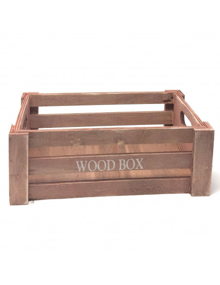 Tradineur Caja Wood Box Caja de almacenaje Fabricación en madera Diseño Vintage 34 x 24 x 13 cm (Color Salmón) Tradineur Caja Wood Box Caja de almacenaje Fabricación en madera Diseño Vintage 34 x 24 x 13 cm (Color Salmón)