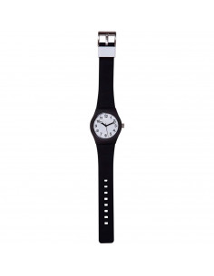 Tradineur - Reloj de pulsera analógico, diseño clásico, resistente al agua, correa de goma, maquinaria japonesa, diseñado en Eur