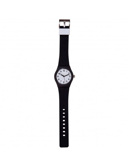 Tradineur - Reloj de pulsera analógico, diseño clásico, resistente al agua, correa de goma, maquinaria japonesa, diseñado en Eur