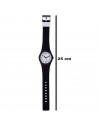 Tradineur - Reloj de pulsera analógico, diseño clásico, resistente al agua, correa de goma, maquinaria japonesa, diseñado en Eur