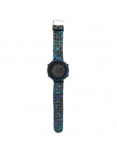 Tradineur - Reloj de pulsera digital, diseño deportivo, resistente al agua, correa de goma, maquinaria japonesa, diseñado en Eur