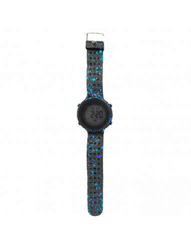 Tradineur - Reloj de pulsera digital, diseño deportivo, resistente al agua, correa de goma, maquinaria japonesa, diseñado en Eur