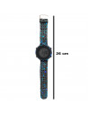 Tradineur - Reloj de pulsera digital, diseño deportivo, resistente al agua, correa de goma, maquinaria japonesa, diseñado en Eur