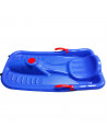 Tradineur - Trineo de nieve infantil sin volante de plástico, deslizador, tabla de descenso para niños con cuerda, deportes de i