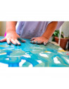 Tradineur - Pintura de dedos infantil, botes de pintura lavable para niños, colores intensos, secado rápido, aplicación directa,