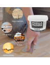Tradineur - Masilla para madera, pasta de relleno tapagrietas, lista para usar, reparación de fisuras, agujeros en muebles, uso