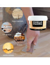 Tradineur - Masilla para relleno de madera, pasta tapagrietas, lista para usar, reparación de fisuras, agujeros en muebles, uso